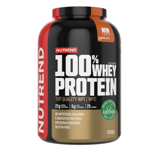 100% Whey Protein, Caramel Latte - 2250 grams