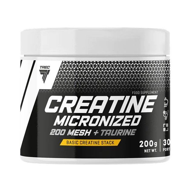 Creatine Micronized 200 Mesh + Taurine - 200 grams