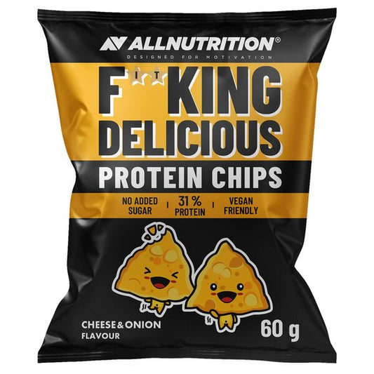 Fitking Delicious Protein Chips, Cheese and Onion - 60 grams