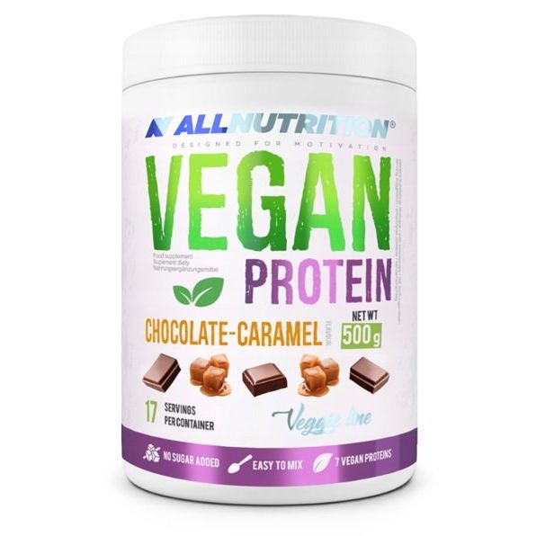 Vegan Protein, Chocolate Caramel - 500 grams
