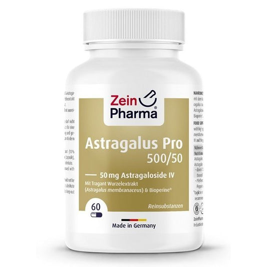 Astragalus Pro 500/50, 50mg Astragaloside IV - 60 vcaps