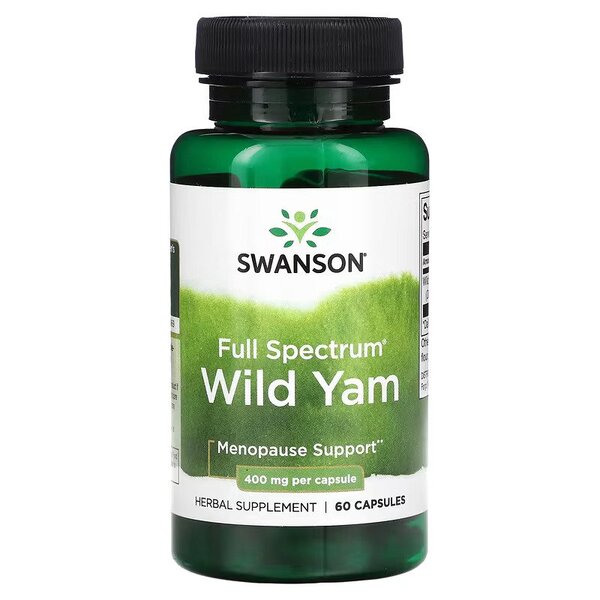 Full Spectrum Wild Yam, 400mg - 60 caps