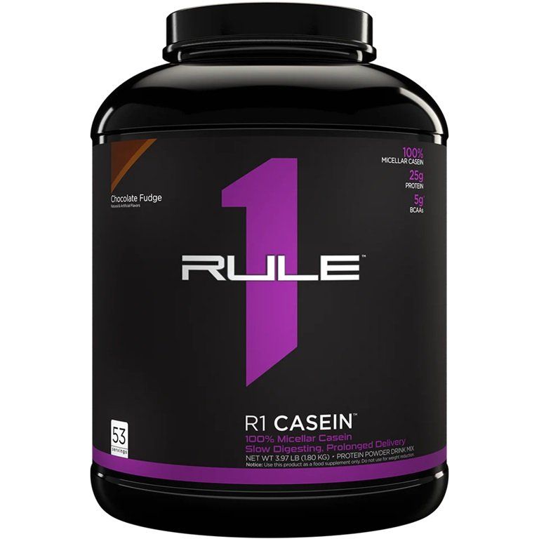 R1 Casein, Chocolate Fudge - 1800 grams