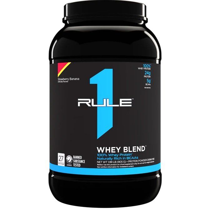 R1 Whey Blend, Strawberry Banana - 905 grams