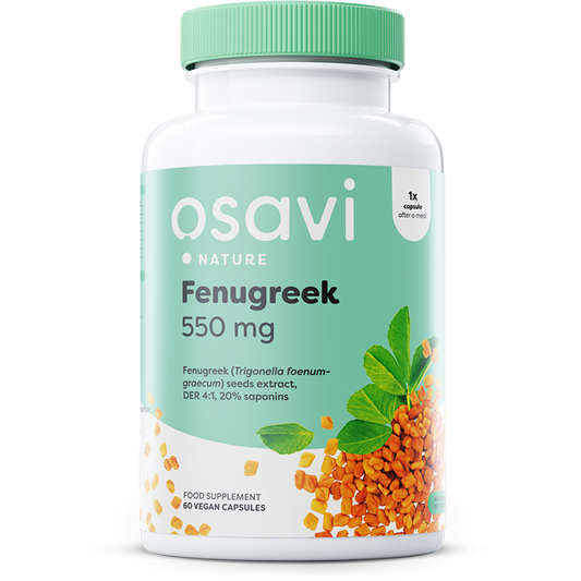 Fenugreek, 550mg - 60 vcaps