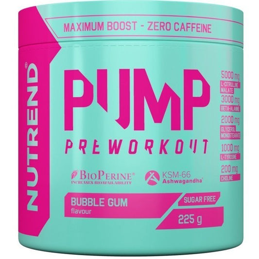 Pump Pre-Workout, Bubble Gum - 225 grams