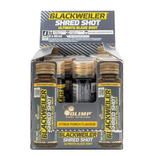 Blackweiler Shred Shot, Citrus Punch - 9 x 60 ml.