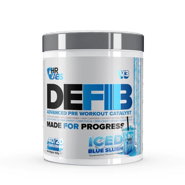 Defib V3 - Advanced Pre Workout Catalyst, Iced Blue Slush - 420 grams
