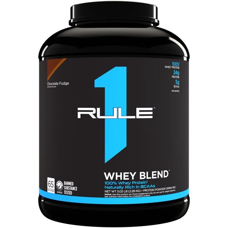 R1 Whey Blend, Chocolate Fudge - 2280 grams