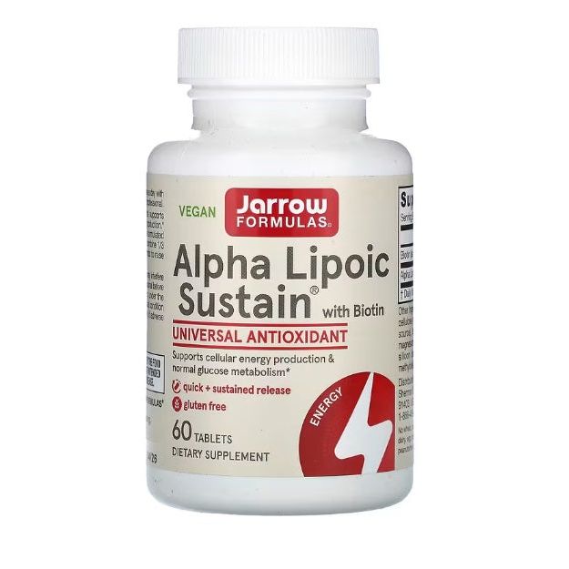 Alpha Lipoic Sustain with Biotin - 60 tablets
