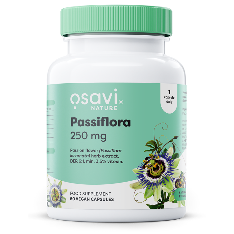 Passiflora, 250mg - 60 vegan caps
