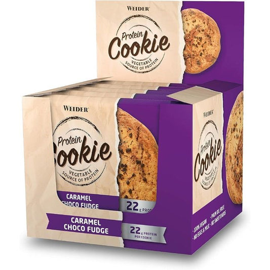Protein Cookie, Caramel Choco Fudge - 12 x 90g