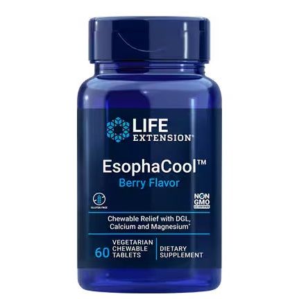EsophaCool, Berry (EAN 737870203315) - 60 vegetarian chewable tabs