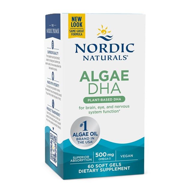 Algae DHA, 500mg - 60 softgels