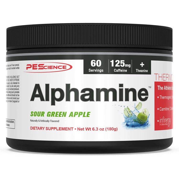 Alphamine, Sour Green Apple - 180 grams