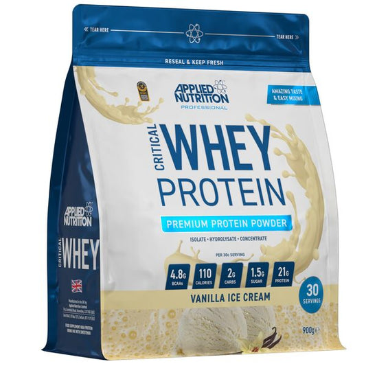 Critical Whey, Vanilla Ice Cream - 900 grams