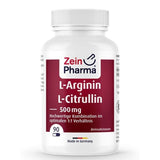 L-Arginine + L-Citrulline, 500mg - 90 caps