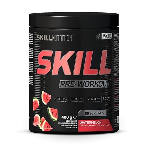 Skill Pre-Workout, Watermelon - 400 grams