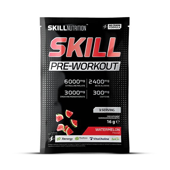 Skill Pre-Workout, Watermelon - 16 grams (1 serving)
