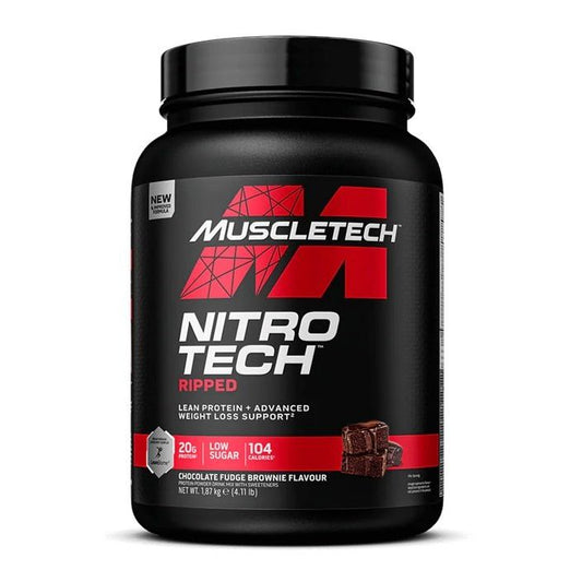 Nitro-Tech Ripped, Chocolate Fudge Brownie - 1870 grams