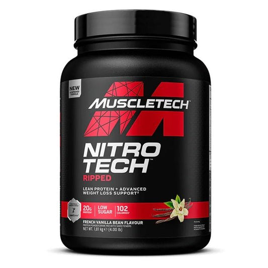 Nitro-Tech Ripped, French Vanilla Bean - 1810 grams
