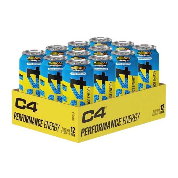 C4 Performance Energy, Millions Bubblegum - 12 x 500 ml.