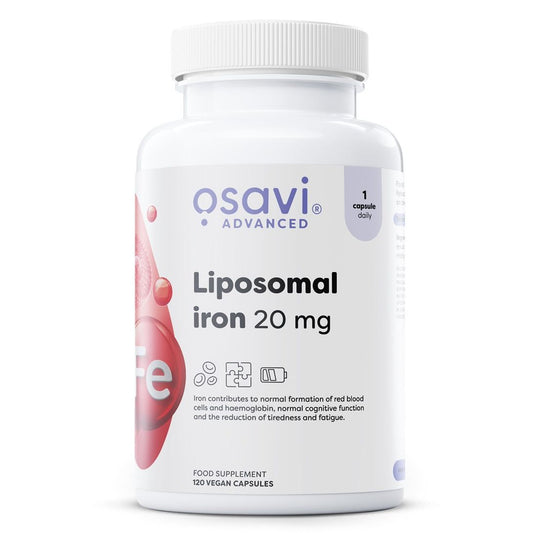 Liposomal Iron, 20mg - 120 vegan caps
