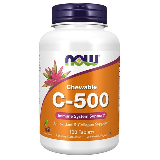Vitamin C-500 Chewable, Cherry - 100 tablets