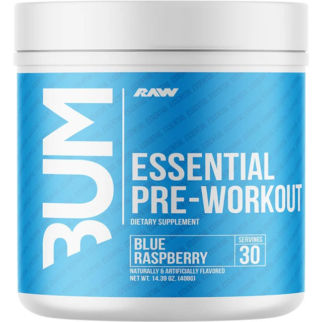 CBUM Essential Pre-Workout, Blue Raspberry - 408 grams