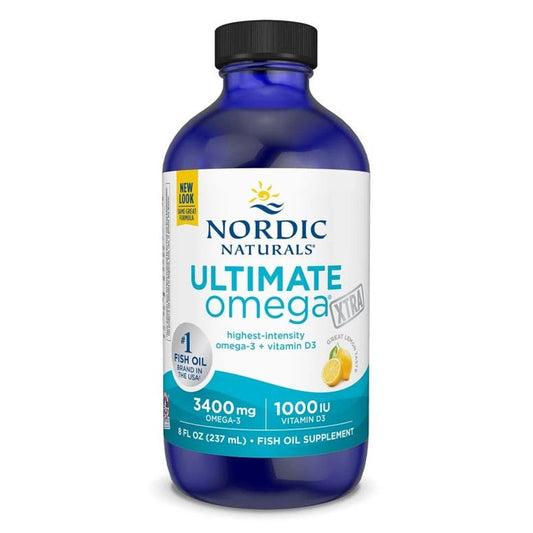 Ultimate Omega Xtra, 3400mg Lemon - 237 ml.