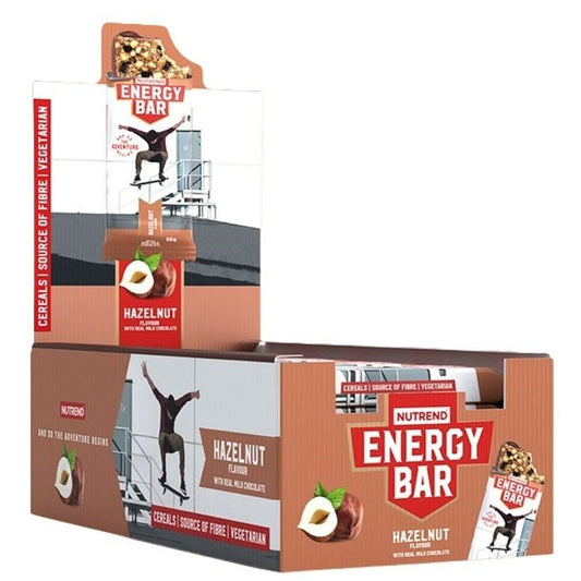Energy Bar, Hazelnut - 20 x 60g