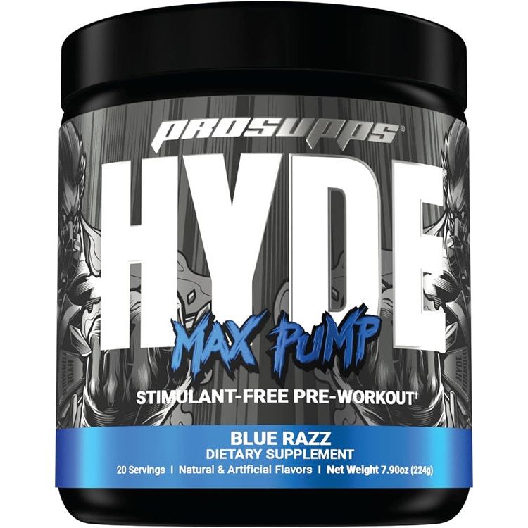 Hyde Max Pump, Blue Razz - 224 grams