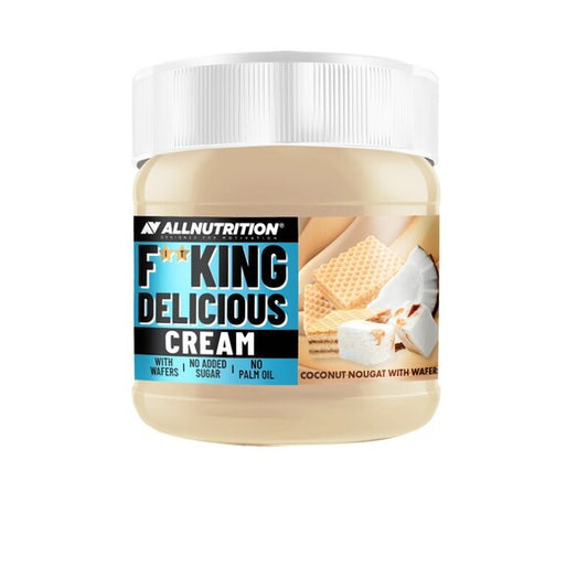 Fitking Delicious Cream, Coconut Nougat with Wafers - 200 grams