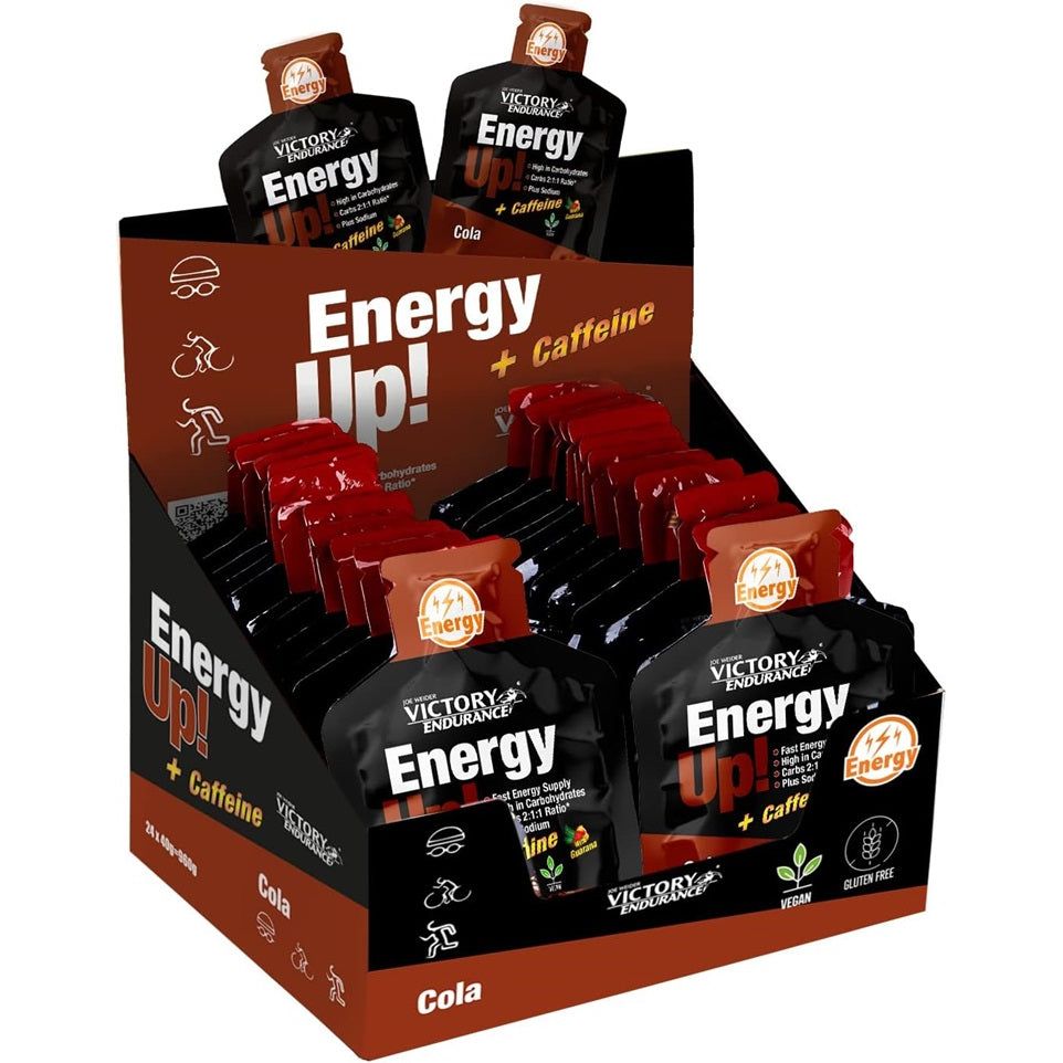 Joe Weider Victory Endurance Energy Up! + Caffeine, Cola - 24 x 40g