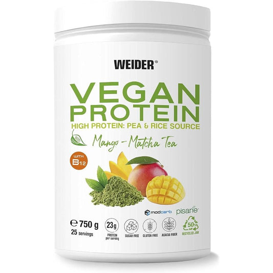 Vegan Protein, Mango & Matcha Tea - 750 grams