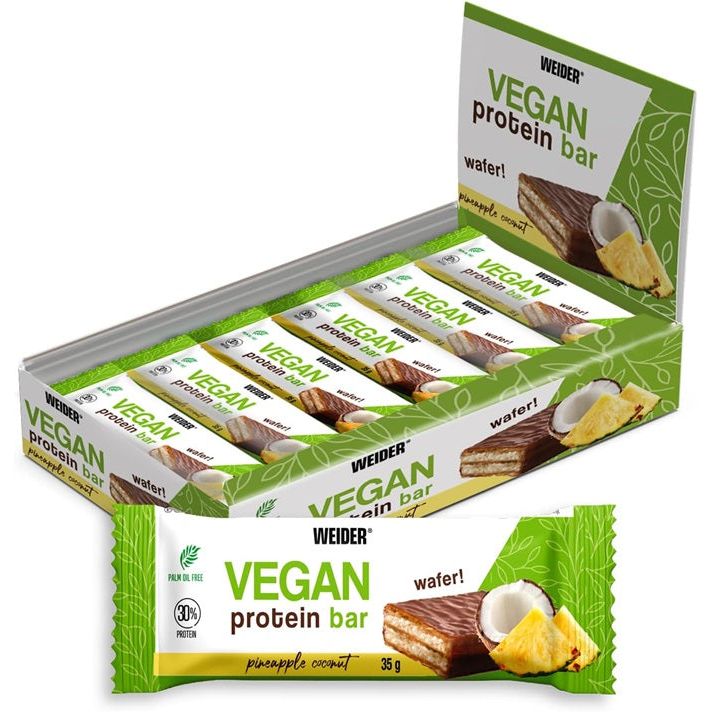 Vegan Protein Bar, Pineapple Coconut - 12 x 35g