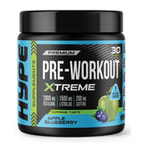 Pre-Workout Xtreme, Apple Blueberry - 300 grams