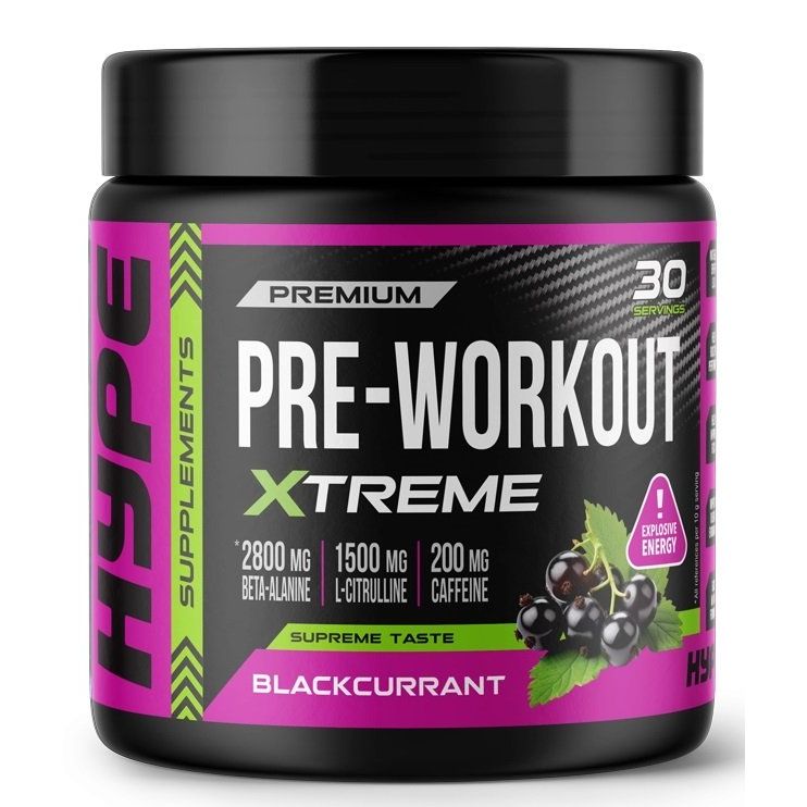Pre-Workout Xtreme, Blackcurrant - 300 grams