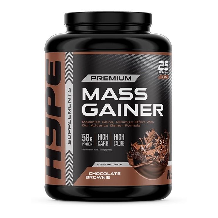 Mass Gainer, Chocolate Brownie - 3000 grams