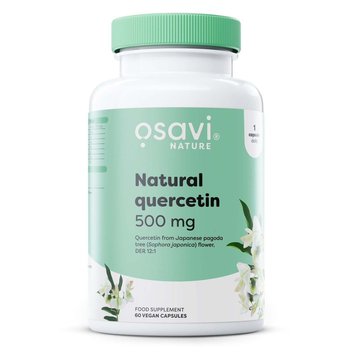 Natural Quercetin, 500mg - 60 vegan caps