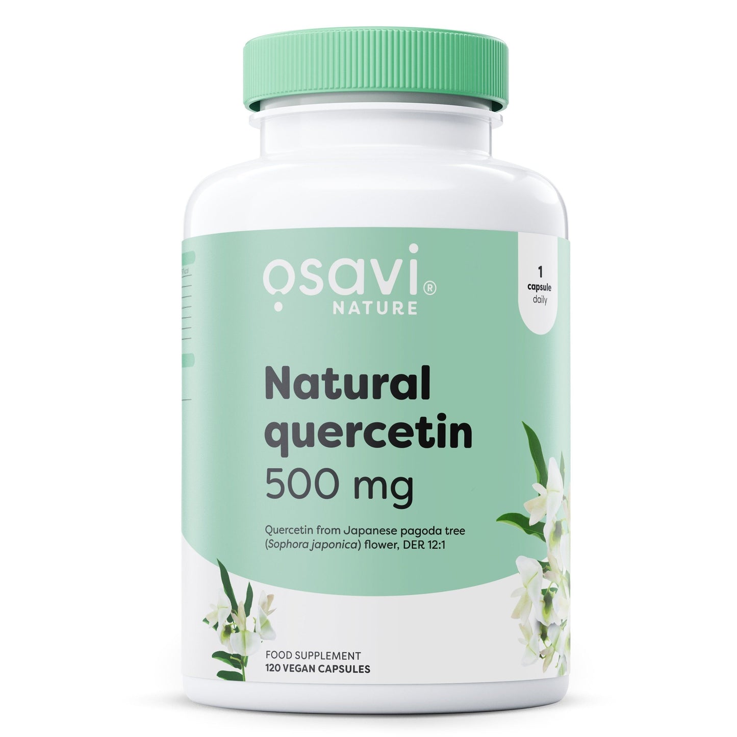 Natural Quercetin, 500mg - 120 vegan caps