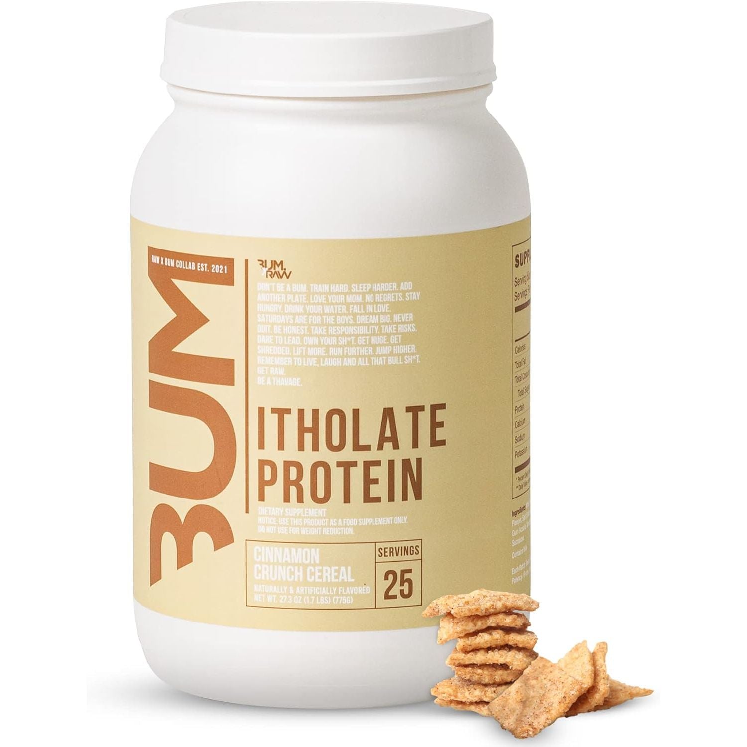 CBUM Itholate Protein, Cinnamon Crunch Cereal - 775 grams