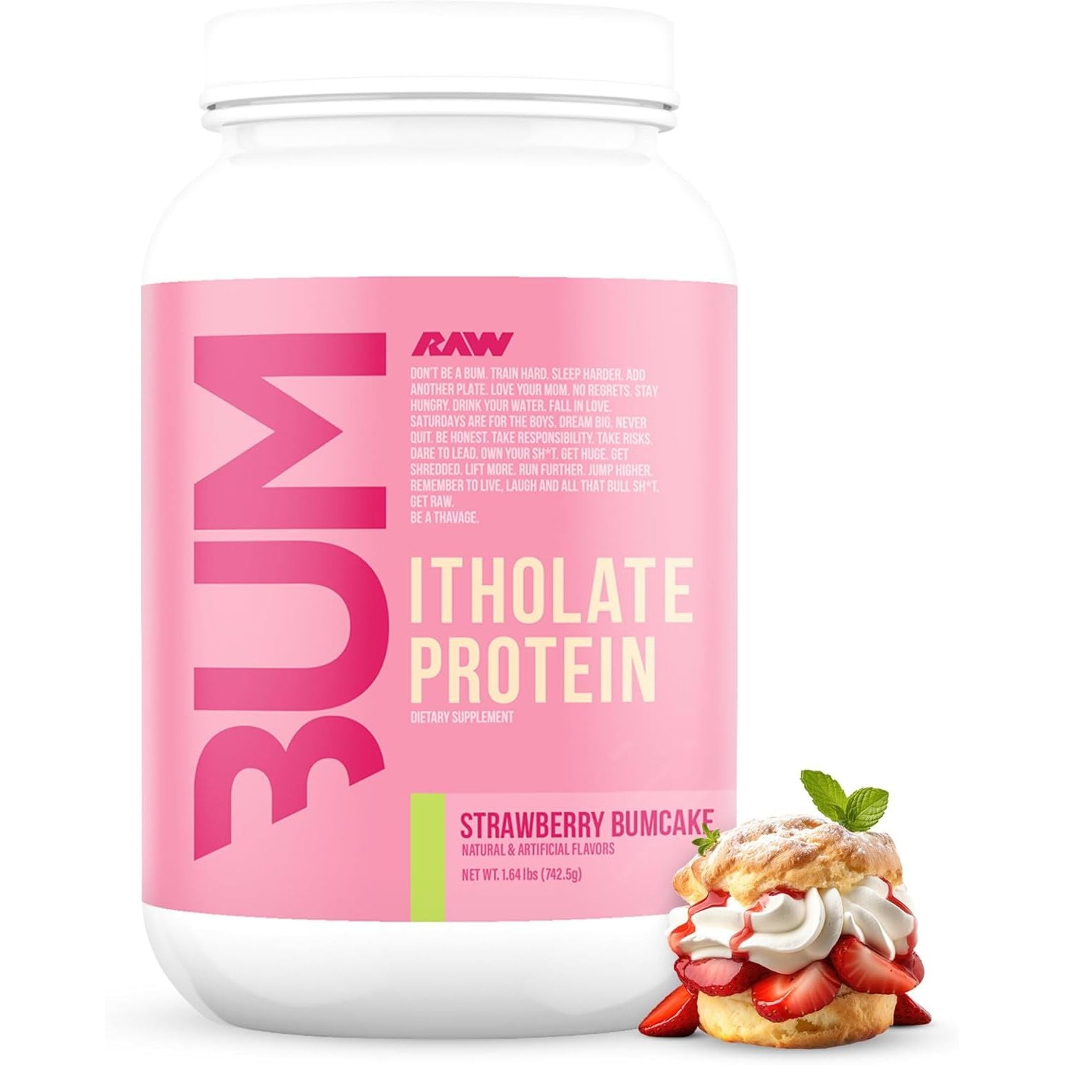 CBUM Itholate Protein, Strawberry Bumcake - 742 grams