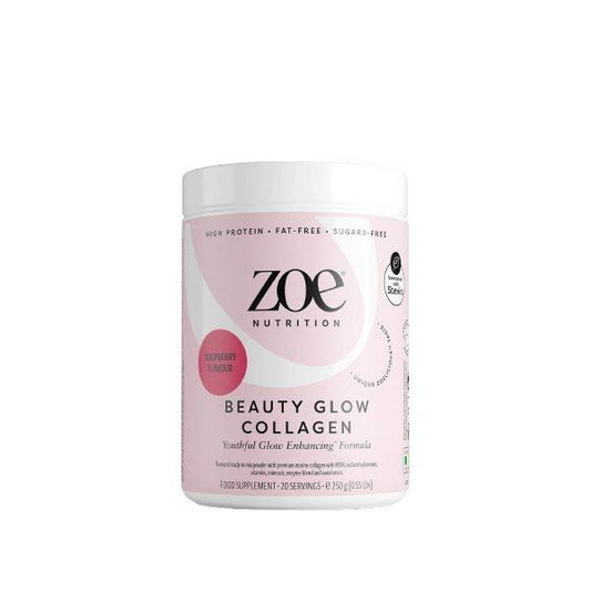 Beauty Glow Collagen, Raspberry - 250 grams