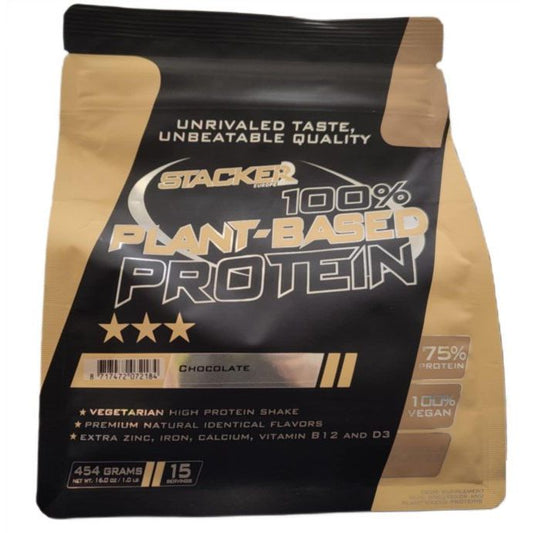 100% Plant Based Protein, Chocolate - 454 grams