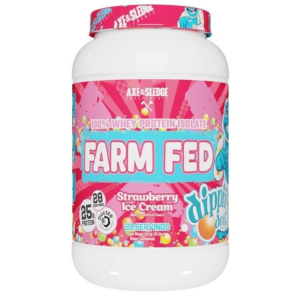 Farm Fed, Dippin' Dots Strawberry Ice Cream - 828 grams