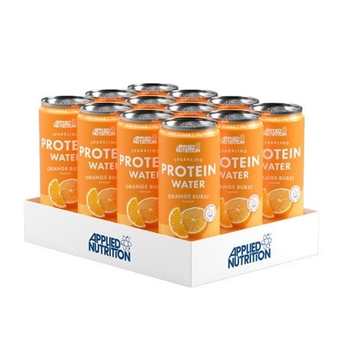 Sparkling Protein Water, Orange Burst - 12 x 330 ml.