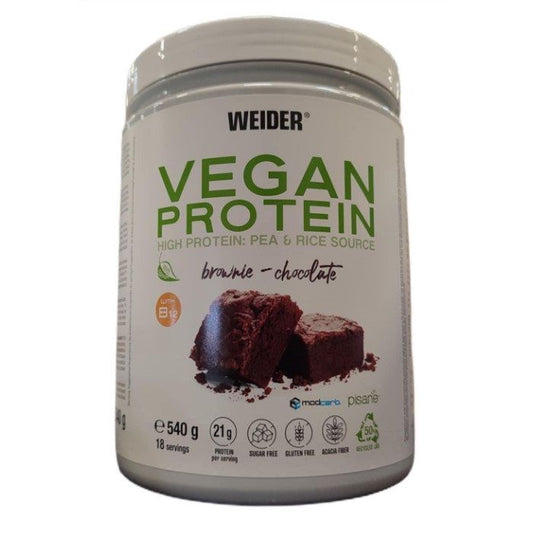 Vegan Protein, Brownie Chocolate - 540 grams