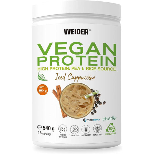 Vegan Protein, Iced Cappuccino - 540 grams