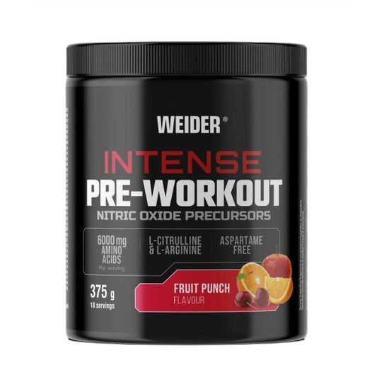 Intense Pre-Workout, Fruit Punch - 375 grams